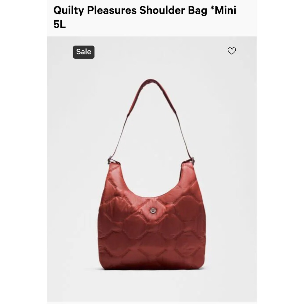 Lululemon‎ Quilty Pleasures Shoulder Bag Mini 5L Womens Rockwood NWT